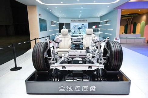 Fully Steer-by-Wire Chassis (Image Source: Official WeChat Account)