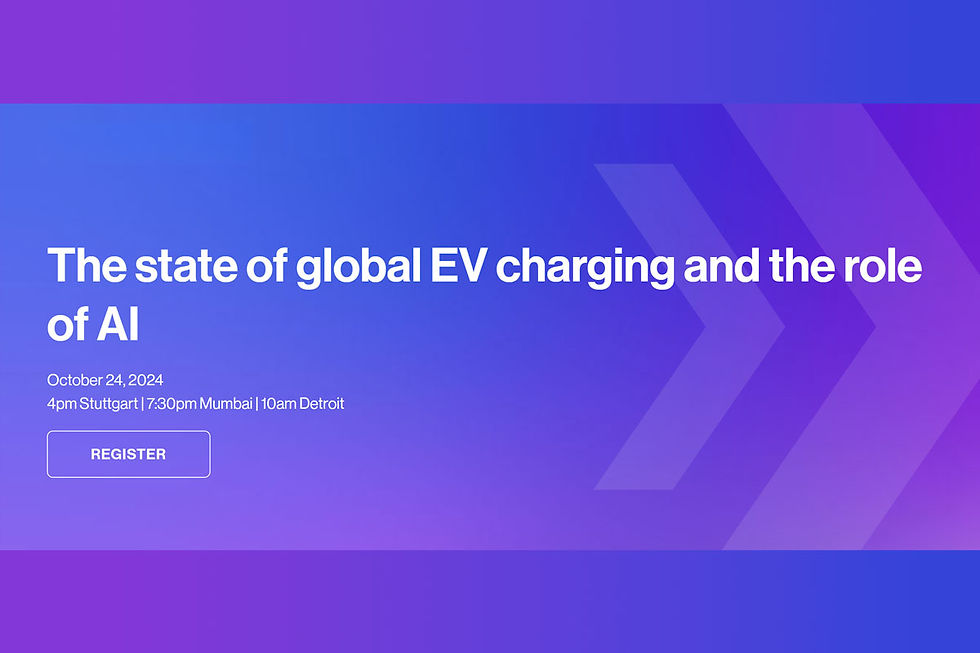 The State of Global EV Charging and the Role of AI - Webinar Event